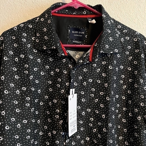 Nwt Silver Stone Button Down Shirt Size 2XL - Picture 2 of 10